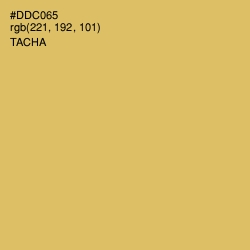 #DDC065 - Tacha Color Image