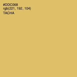 #DDC068 - Tacha Color Image