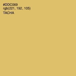 #DDC069 - Tacha Color Image