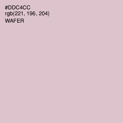 #DDC4CC - Wafer Color Image