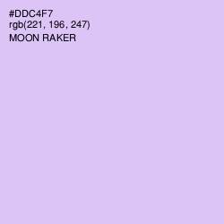 #DDC4F7 - Moon Raker Color Image