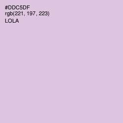 #DDC5DF - Lola Color Image