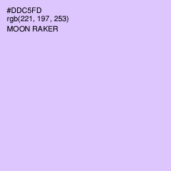 #DDC5FD - Moon Raker Color Image