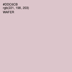 #DDC6CB - Wafer Color Image