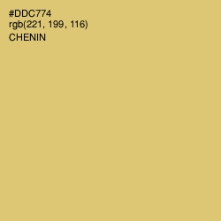 #DDC774 - Chenin Color Image