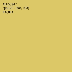 #DDC867 - Tacha Color Image