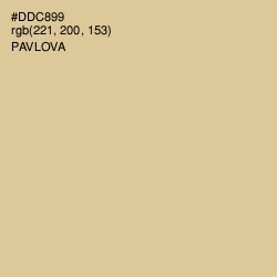 #DDC899 - Pavlova Color Image