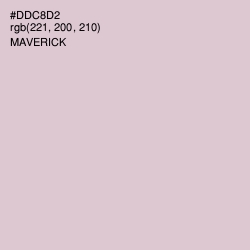 #DDC8D2 - Maverick Color Image