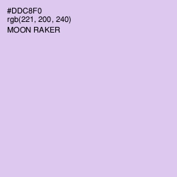 #DDC8F0 - Moon Raker Color Image