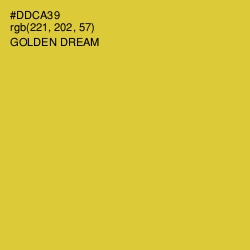 #DDCA39 - Golden Dream Color Image