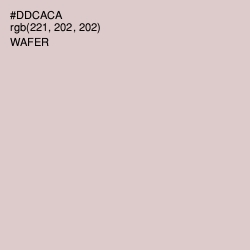 #DDCACA - Wafer Color Image