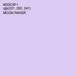 #DDCAF1 - Moon Raker Color Image