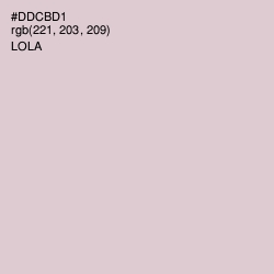 #DDCBD1 - Lola Color Image