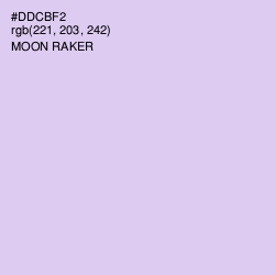 #DDCBF2 - Moon Raker Color Image