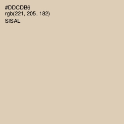 #DDCDB6 - Sisal Color Image
