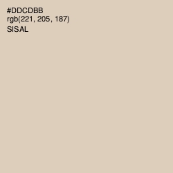 #DDCDBB - Sisal Color Image