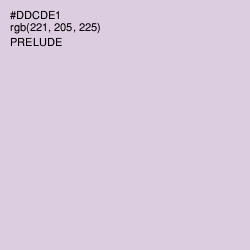 #DDCDE1 - Prelude Color Image