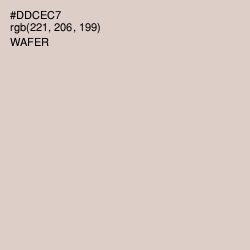 #DDCEC7 - Wafer Color Image
