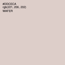 #DDCECA - Wafer Color Image