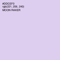 #DDCEF0 - Moon Raker Color Image