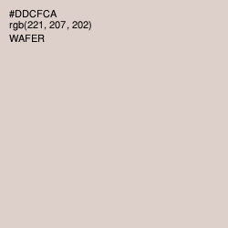 #DDCFCA - Wafer Color Image
