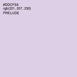 #DDCFE6 - Prelude Color Image