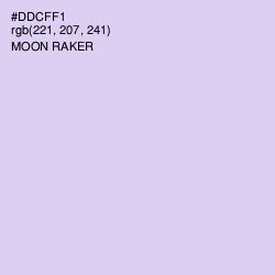 #DDCFF1 - Moon Raker Color Image