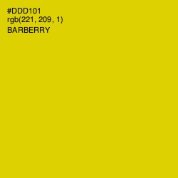 #DDD101 - Barberry Color Image