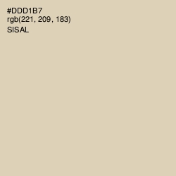 #DDD1B7 - Sisal Color Image