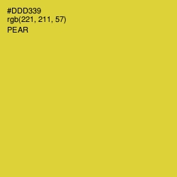 #DDD339 - Pear Color Image