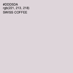 #DDD5DA - Swiss Coffee Color Image