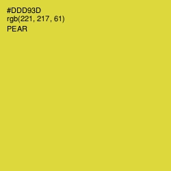 #DDD93D - Pear Color Image