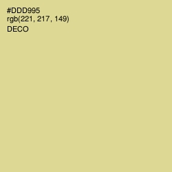 #DDD995 - Deco Color Image