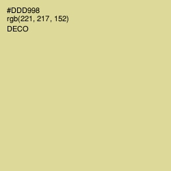 #DDD998 - Deco Color Image