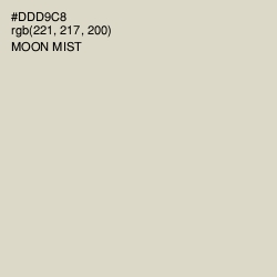 #DDD9C8 - Moon Mist Color Image