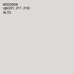 #DDD9D8 - Alto Color Image