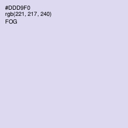 #DDD9F0 - Fog Color Image