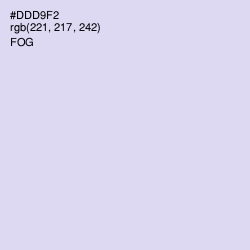 #DDD9F2 - Fog Color Image