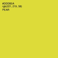 #DDDB3A - Pear Color Image