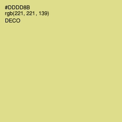 #DDDD8B - Deco Color Image