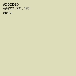 #DDDDB9 - Sisal Color Image