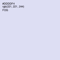 #DDDDF4 - Fog Color Image