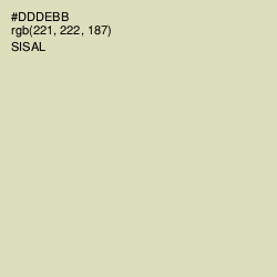 #DDDEBB - Sisal Color Image