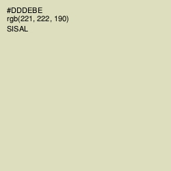 #DDDEBE - Sisal Color Image