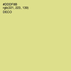 #DDDF8B - Deco Color Image