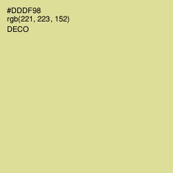 #DDDF98 - Deco Color Image