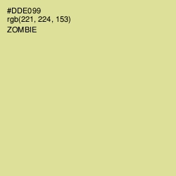 #DDE099 - Zombie Color Image