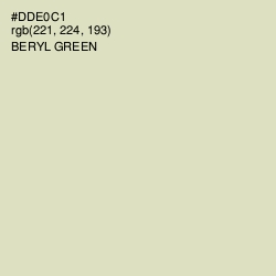 #DDE0C1 - Beryl Green Color Image