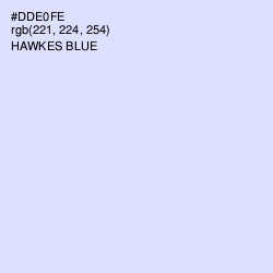 #DDE0FE - Hawkes Blue Color Image