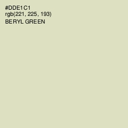 #DDE1C1 - Beryl Green Color Image